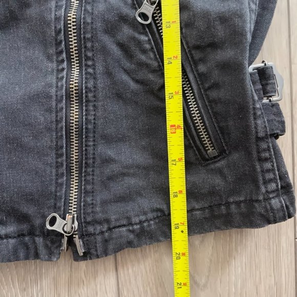CLUB Monaco | Denim Moto Vest - Picture 10 of 11